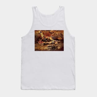 “Waiting and Mad” by Charles M Russell Tank Top